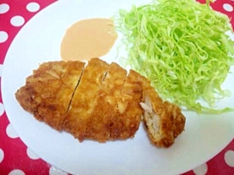 豚カツ^^衣をお麩にしてみました^^v